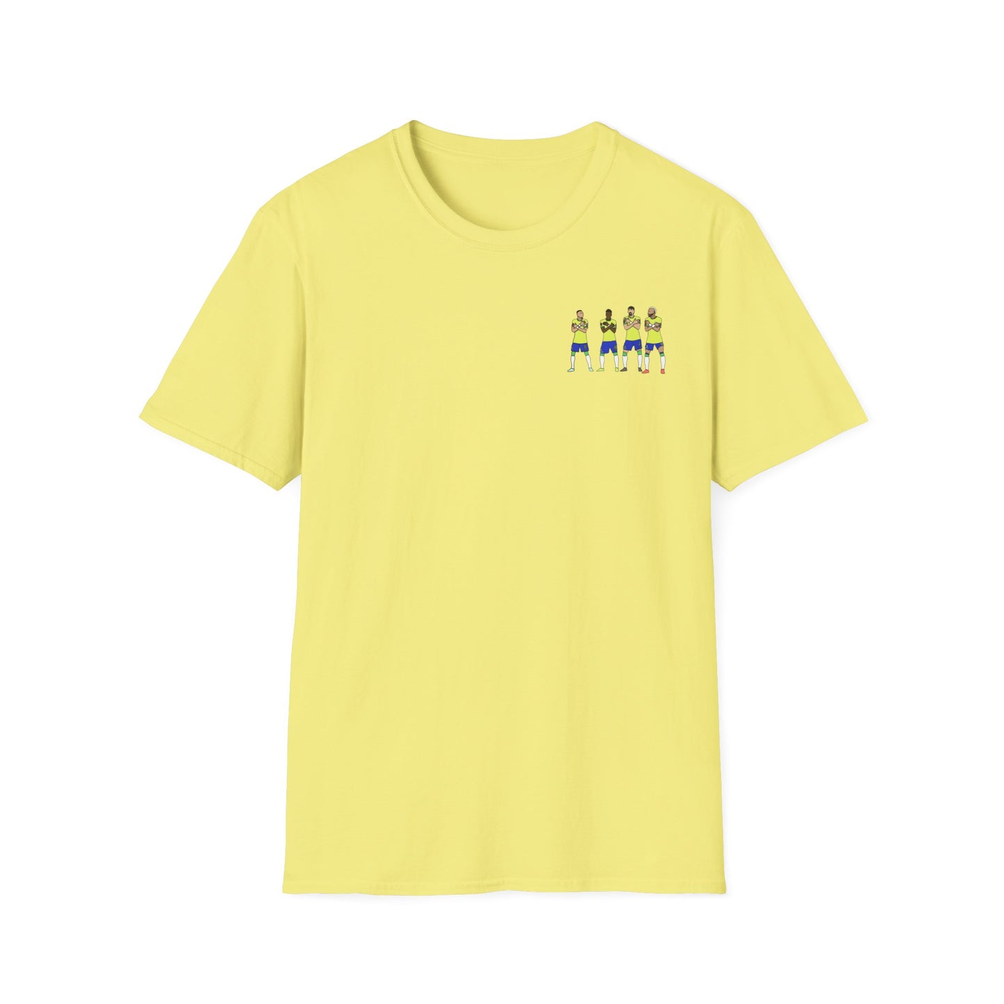 Brazil Team Dance Drawing T-Shirt