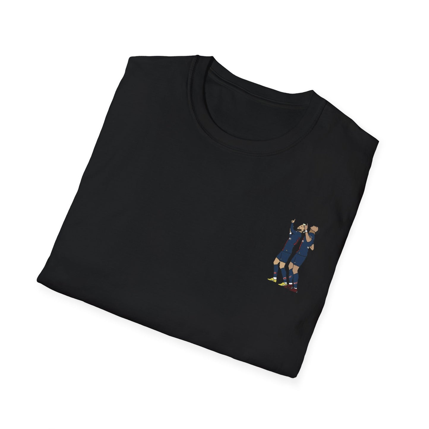 Neymar and Mbappe Drawing T-Shirt