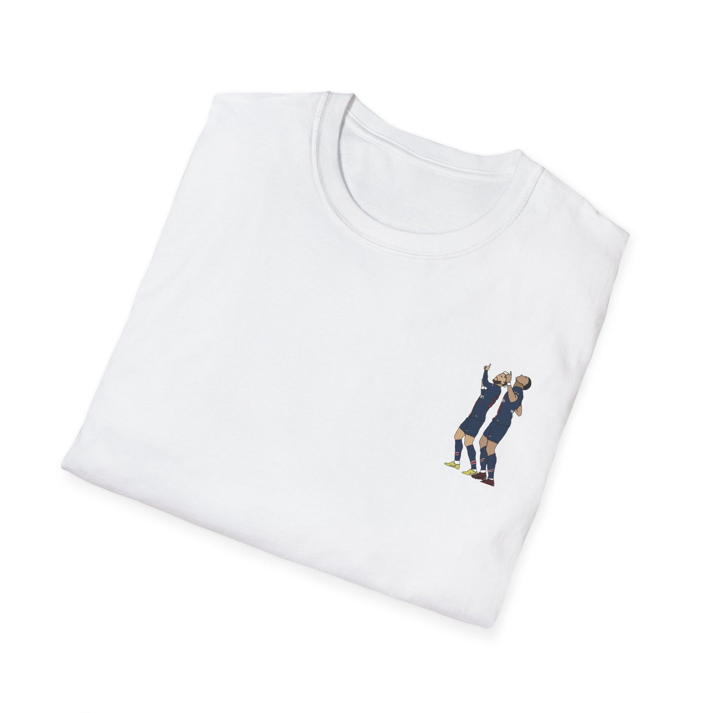 Neymar and Mbappe Drawing T-Shirt