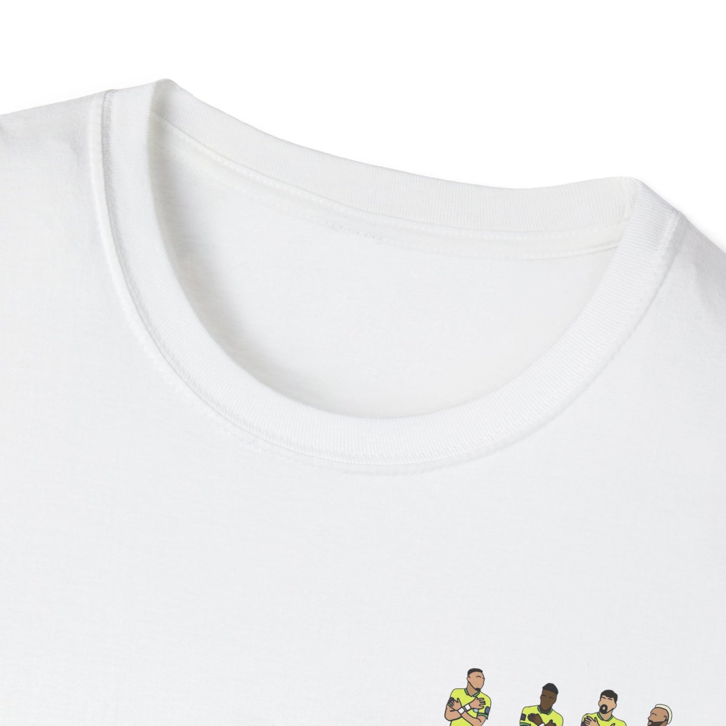 Brazil Team Dance Drawing T-Shirt