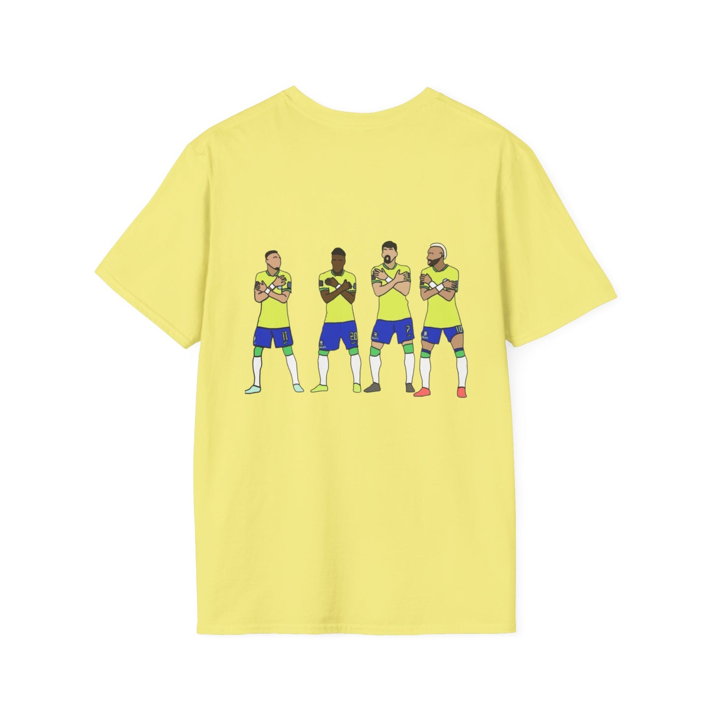 Brazil Team Dance Drawing T-Shirt