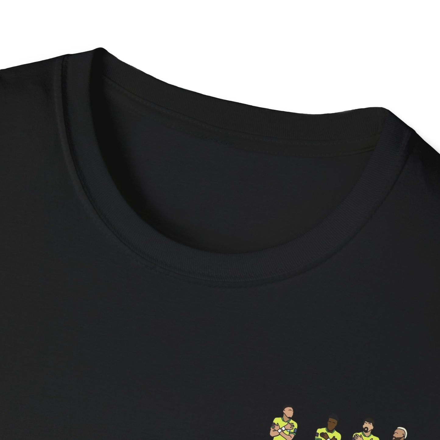 Brazil Team Dance Drawing T-Shirt