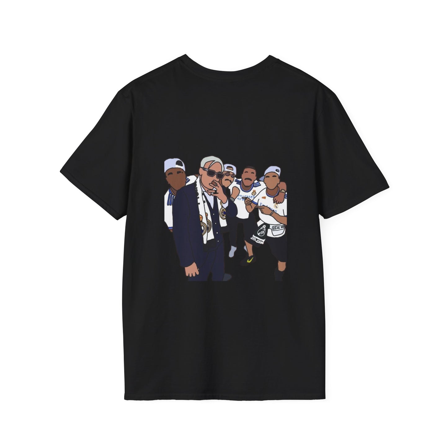 Real Madrid Team Celebration Drawing T-Shirt