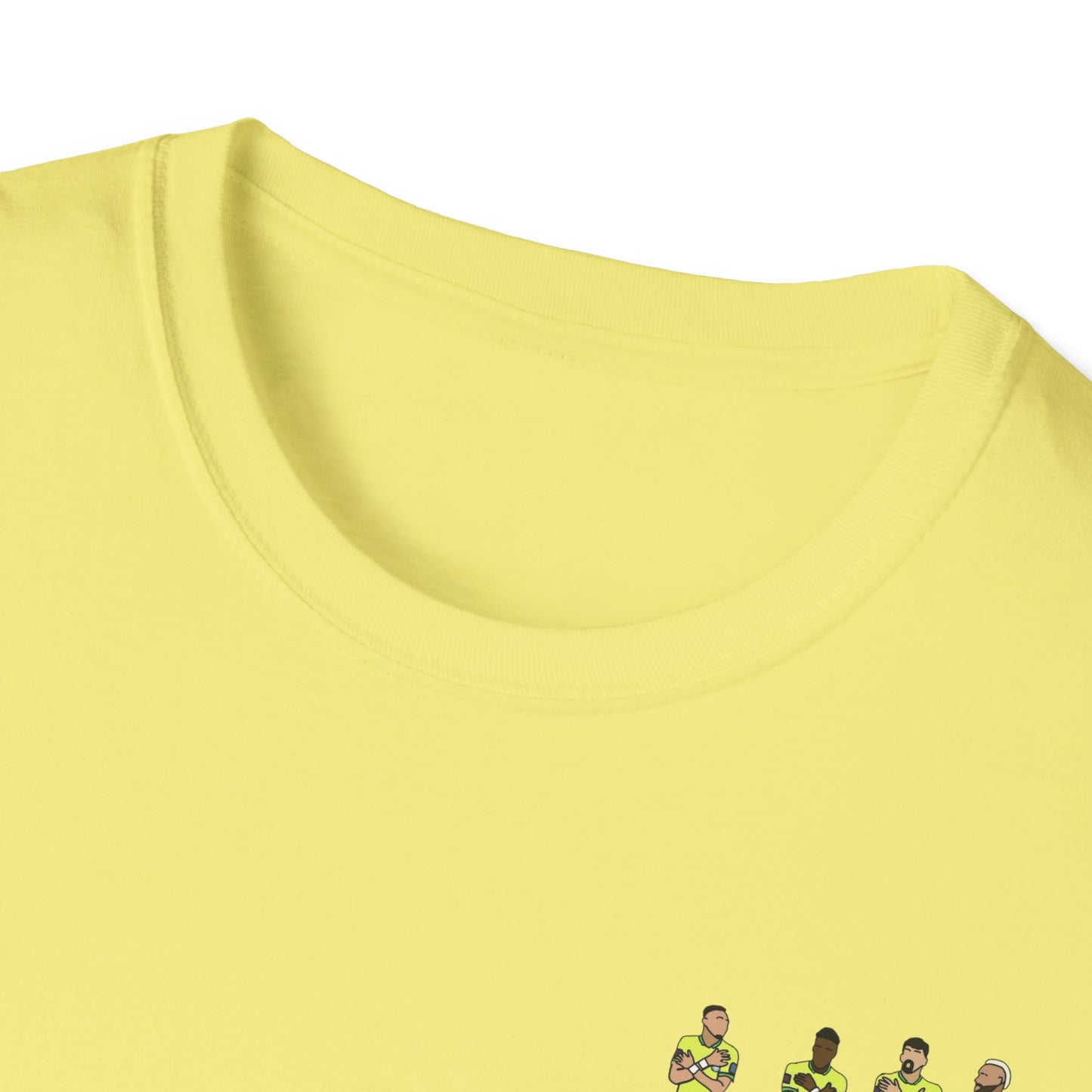 Brazil Team Dance Drawing T-Shirt