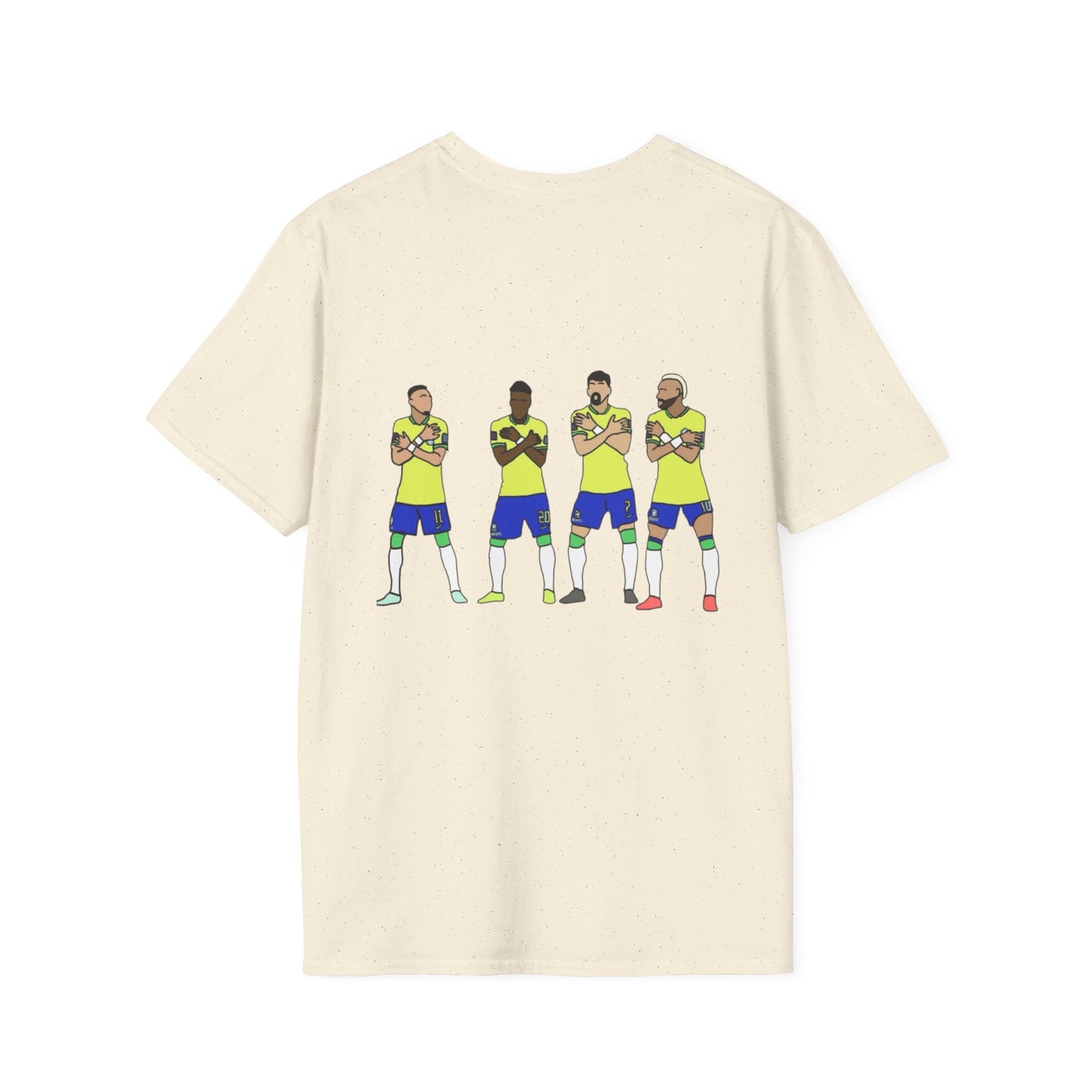 Brazil Team Dance Drawing T-Shirt