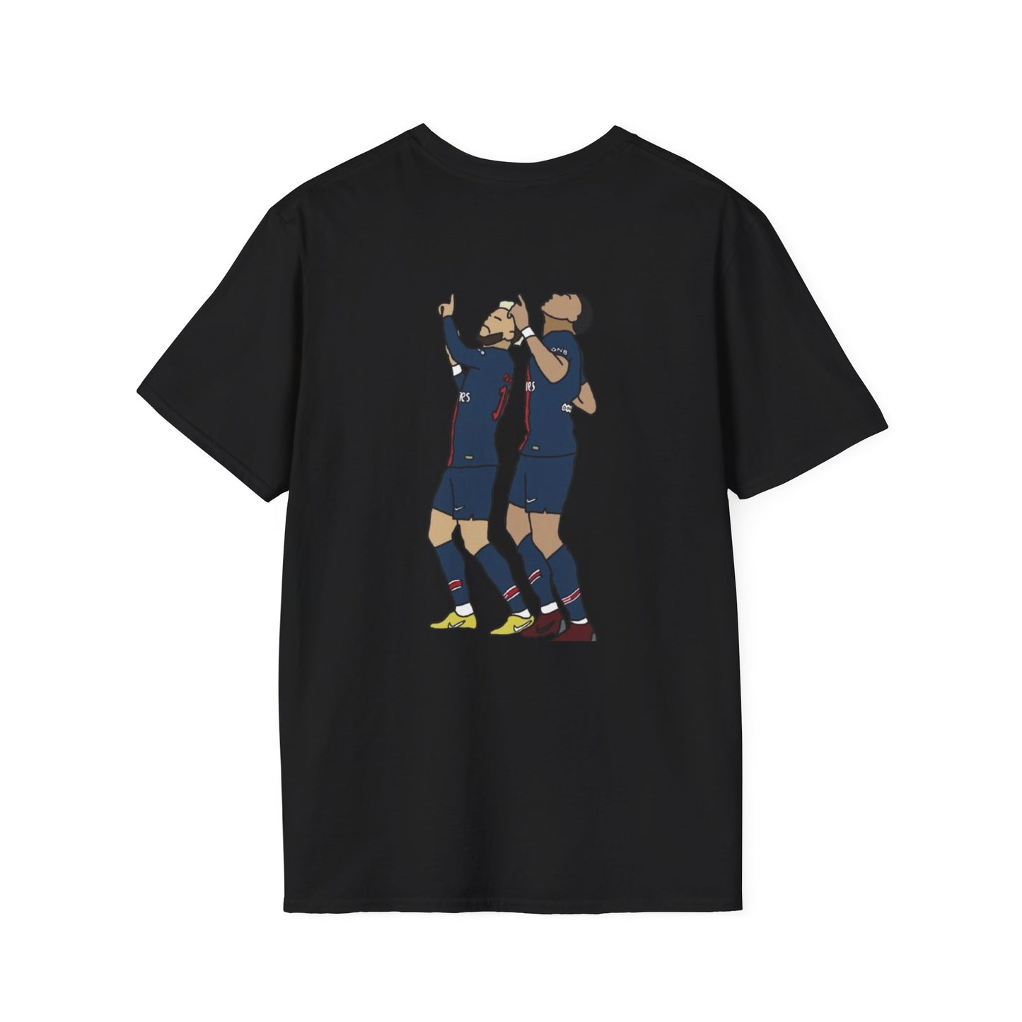 Neymar and Mbappe Drawing T-Shirt