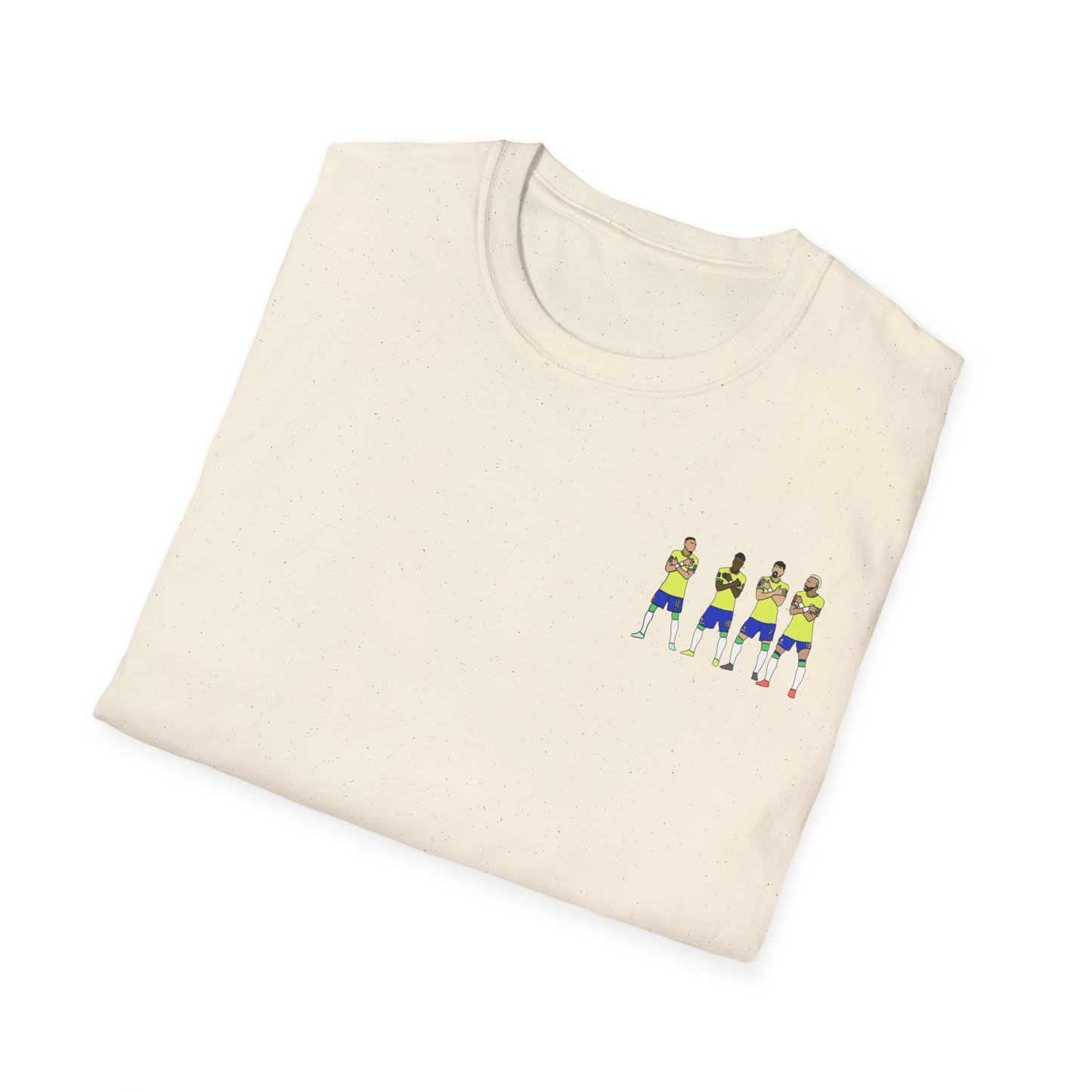 Brazil Team Dance Drawing T-Shirt