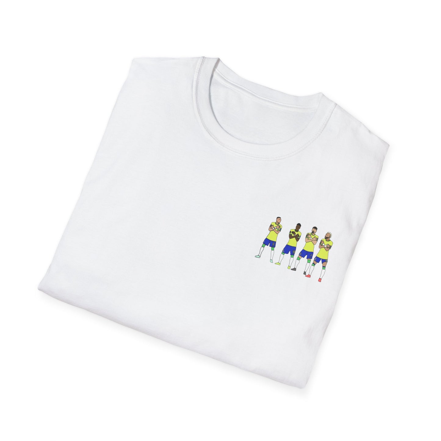 Brazil Team Dance Drawing T-Shirt