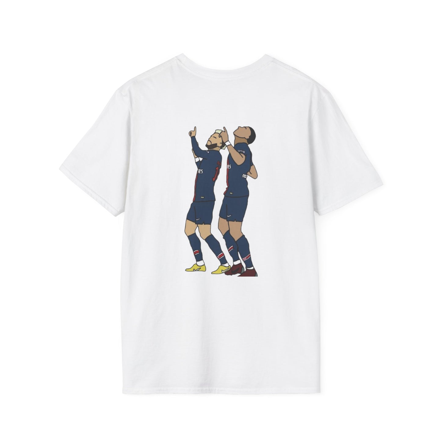 Neymar and Mbappe Drawing T-Shirt