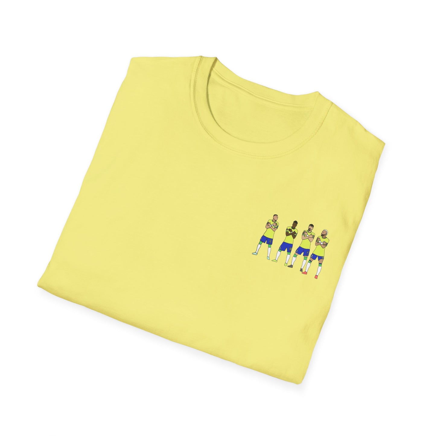 Brazil Team Dance Drawing T-Shirt