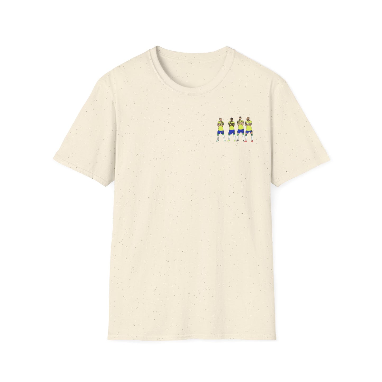 Brazil Team Dance Drawing T-Shirt