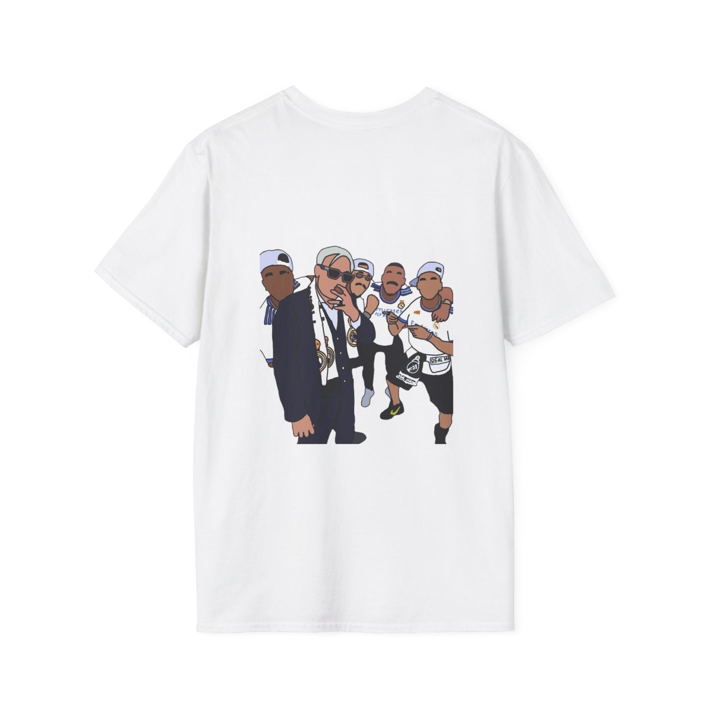Real Madrid Team Celebration Drawing T-Shirt