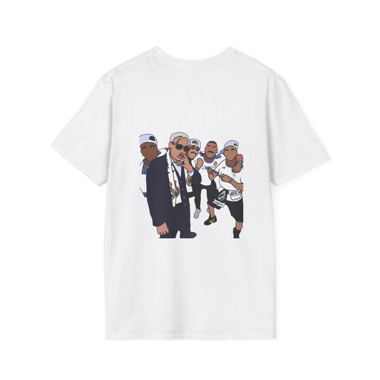 Real Madrid Team Celebration Drawing T-Shirt
